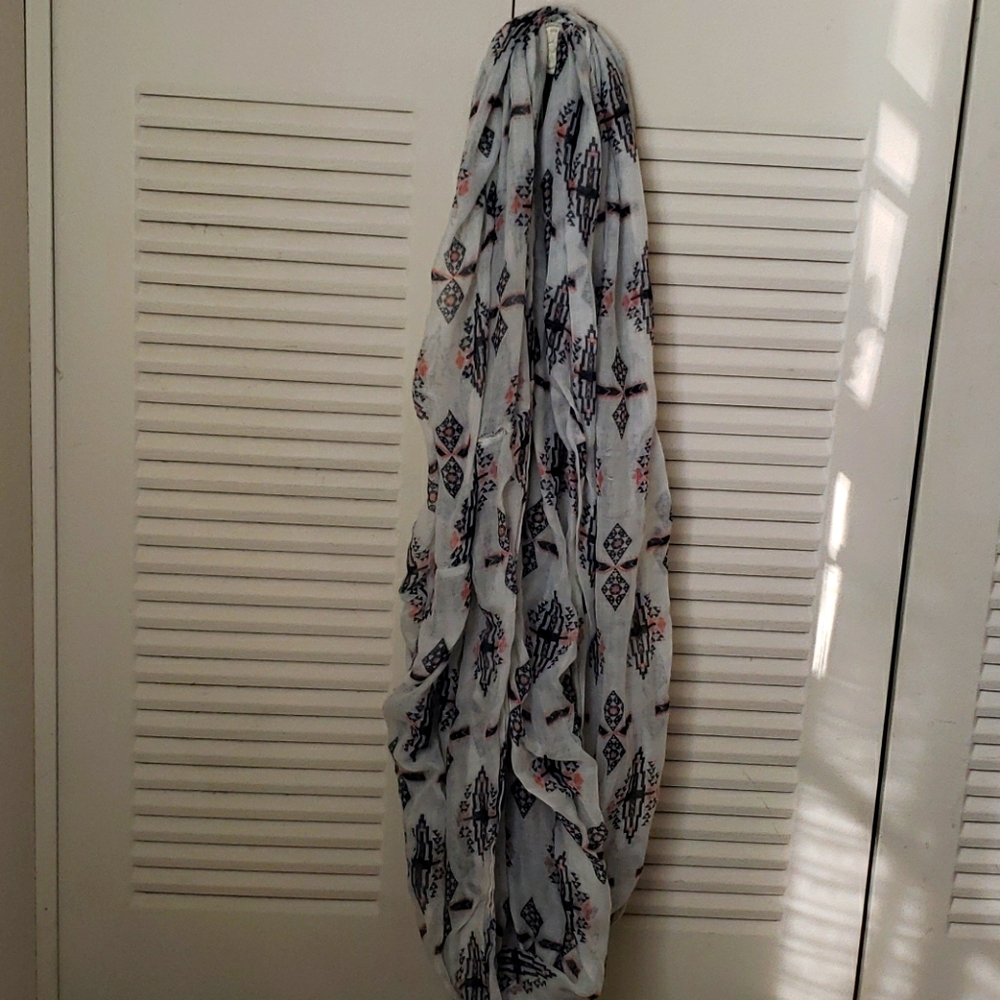 Charlotte Russe patterned infinity scarf